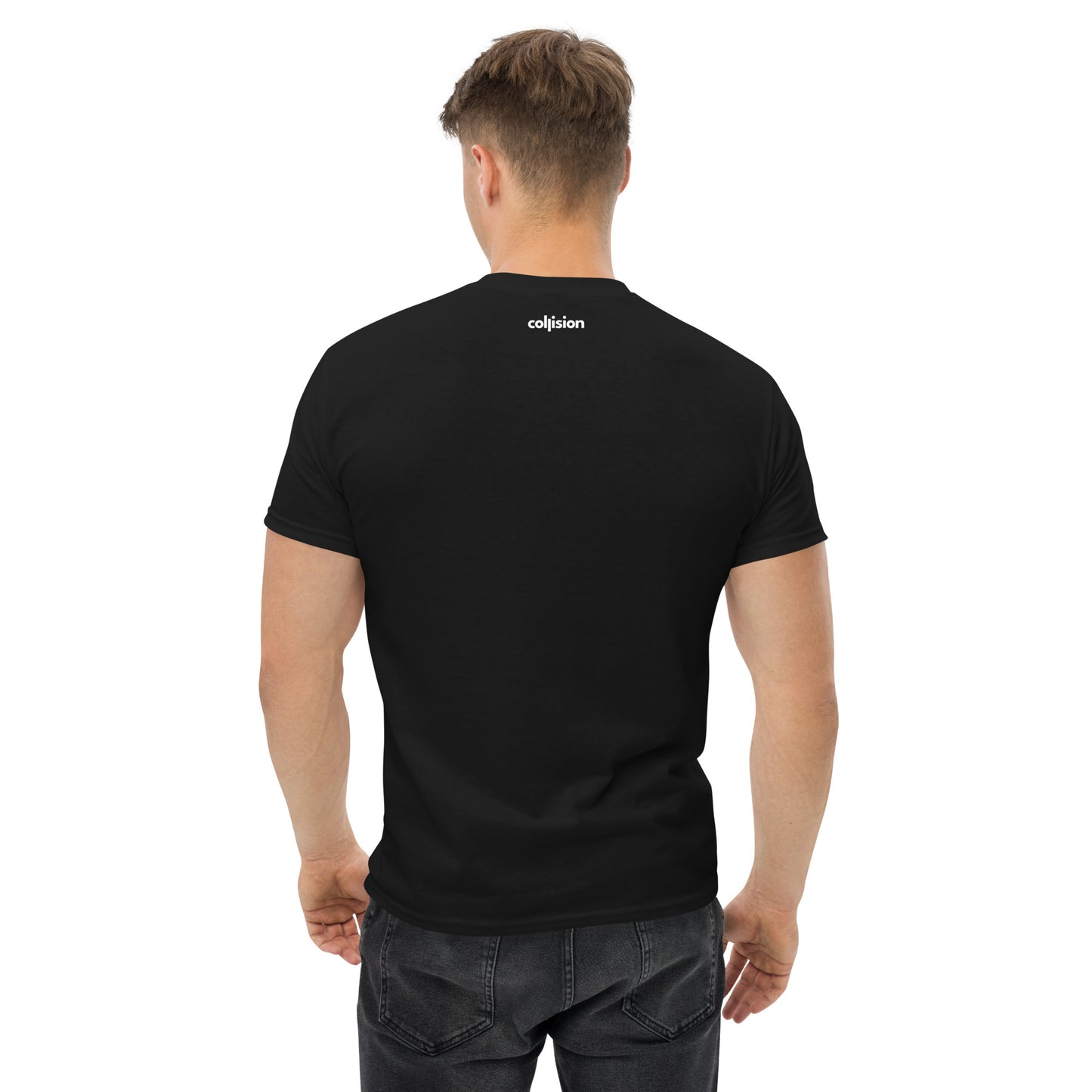 "HERE" Men's classic tee Black