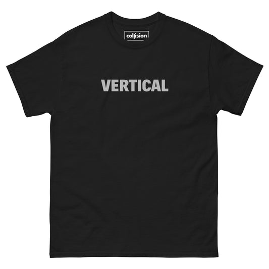 "VERTICAL" Men's classic tee black