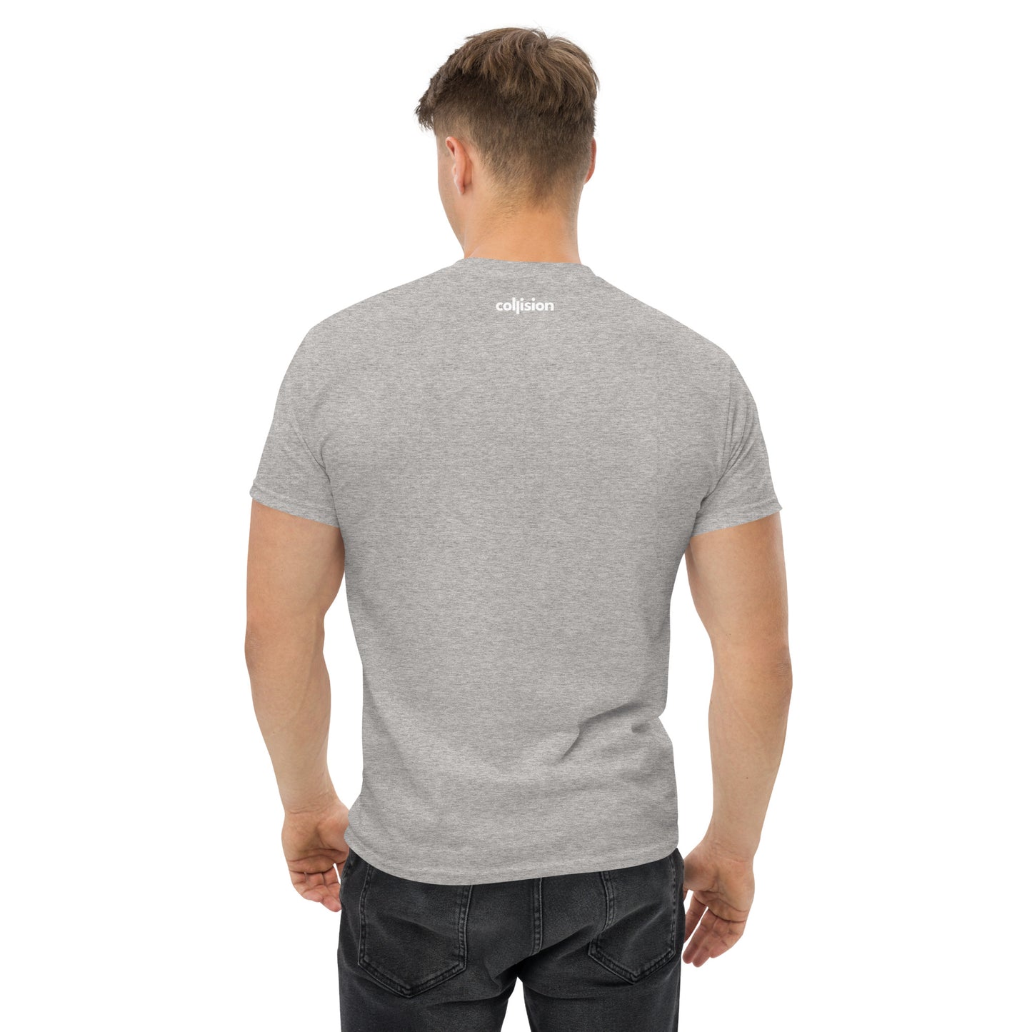 "FOUR" Men's classic tee Grey