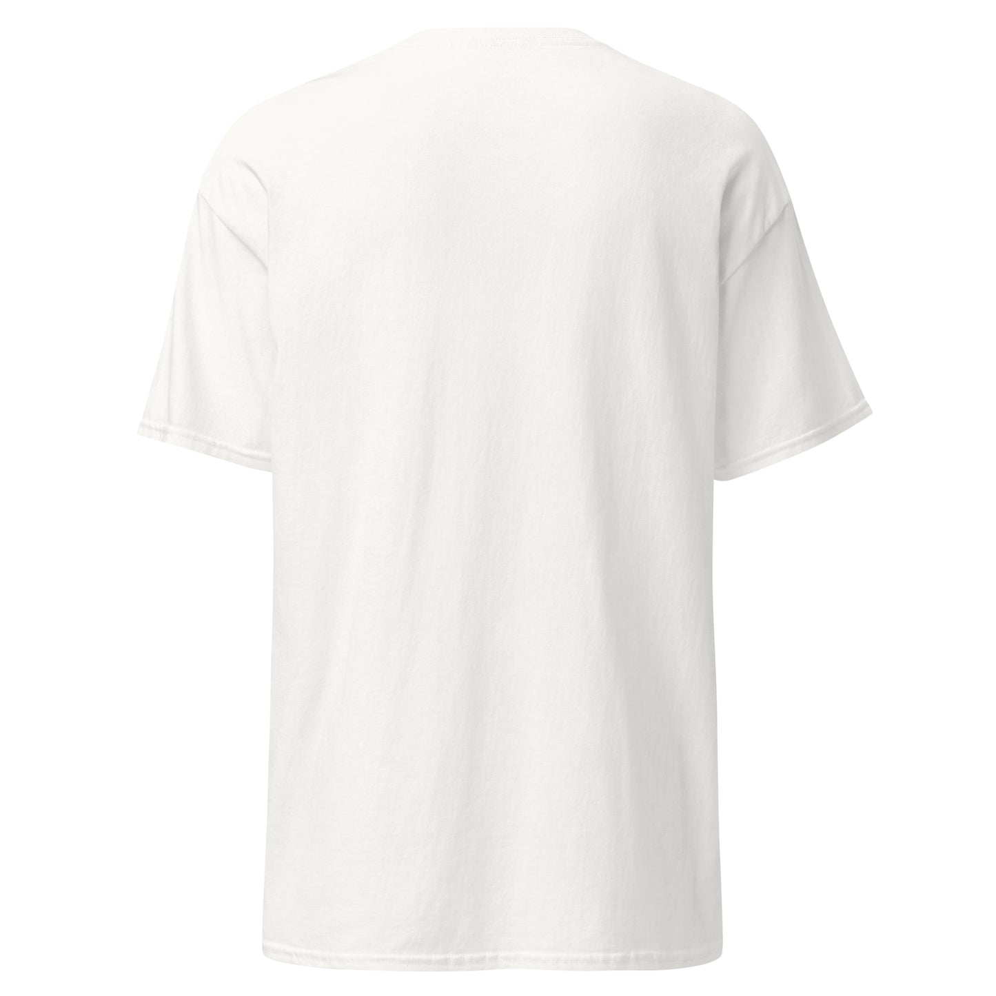 "HORIZONTAL" Men's classic tee white