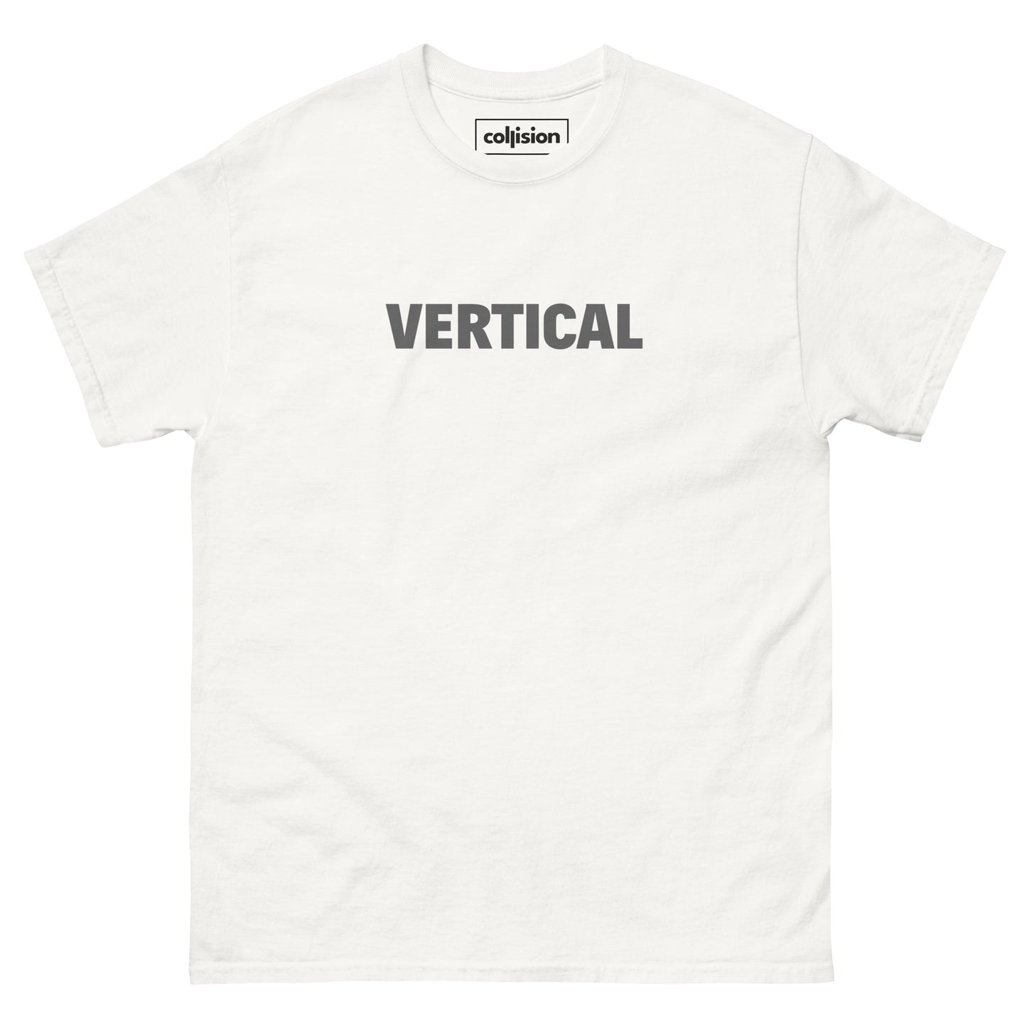 "VERTICAL" Men's classic tee white