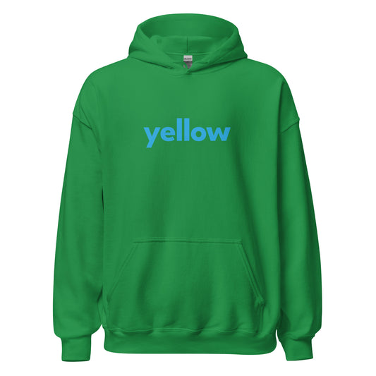 Daltonics Unisex Hoodie GREEN/yellow