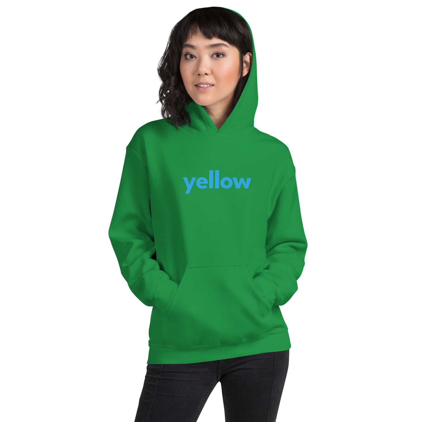 Daltonics Unisex Hoodie GREEN/yellow