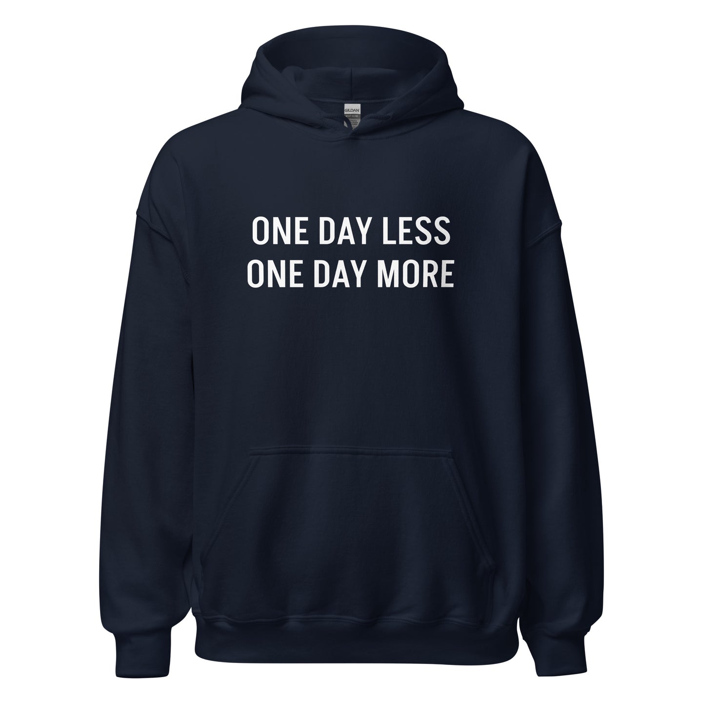 "One Day" Unisex Hoodie Navy