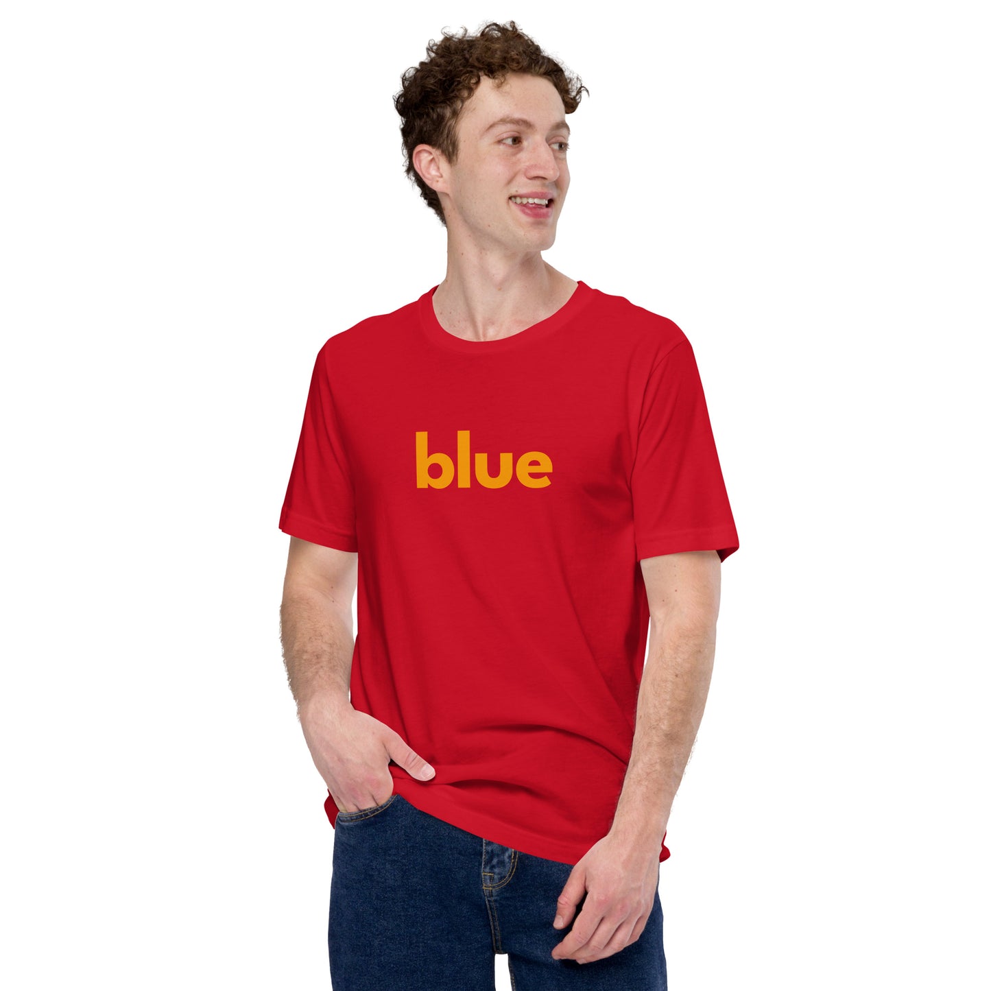 Daltonics Unisex t-shirt RED_blue